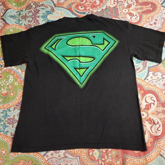 DC Comics Vintage 90s Kryptonite Superman Graphic Tee | 1994 | Changes - Picture 2 of 11
